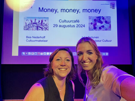 Cultuurcafé Money money money was een succes!