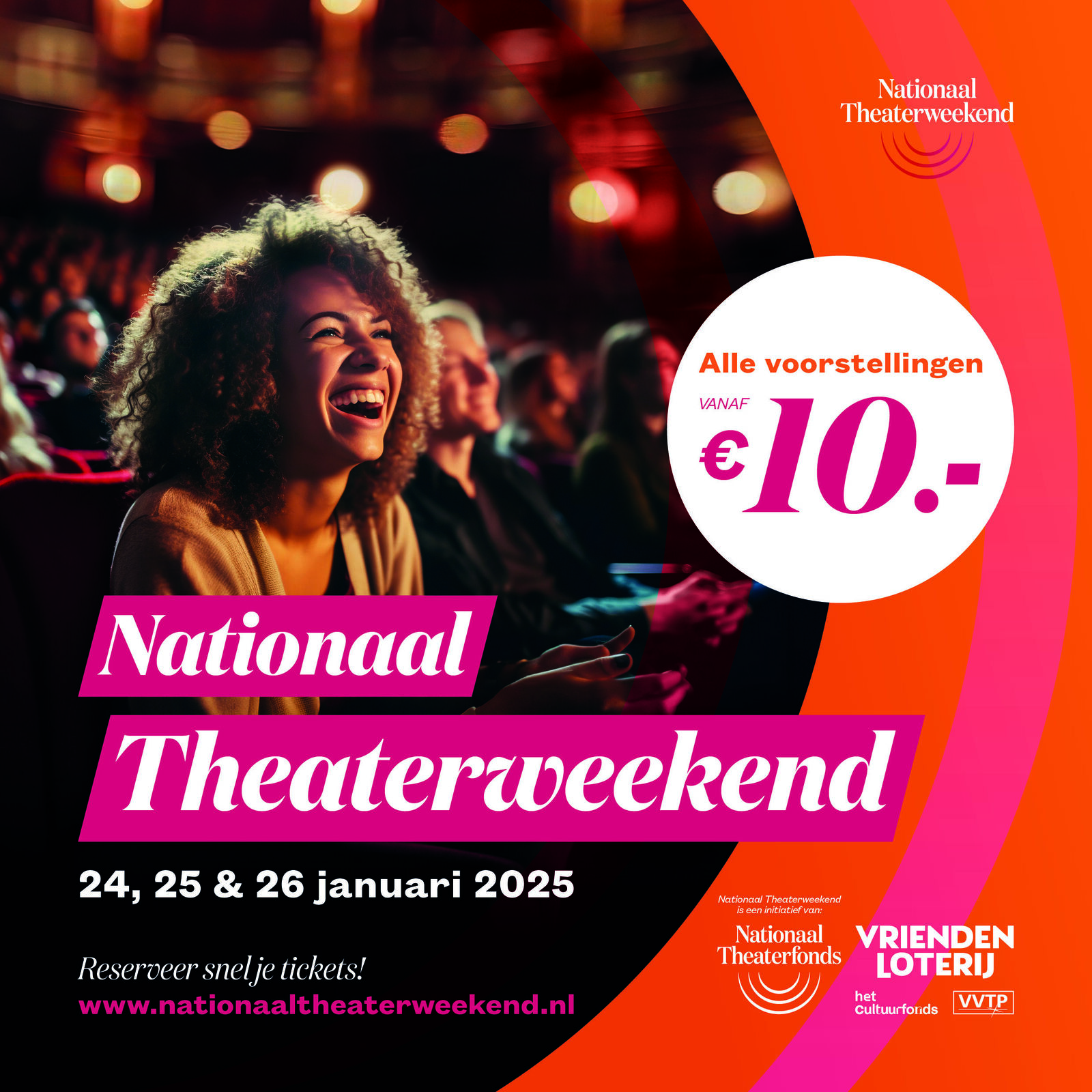 Nationaal Theaterweekend 24, 25 en 26 januari 2025